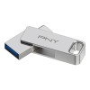 PNY USB 3.2 Flash Drive|Pen Drive 64GB - Duo Link Type C