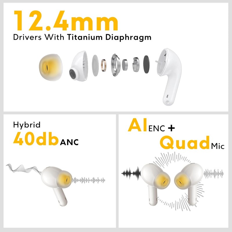 POCO _Buds_X1_Titanium in Ear Wireless Headphones