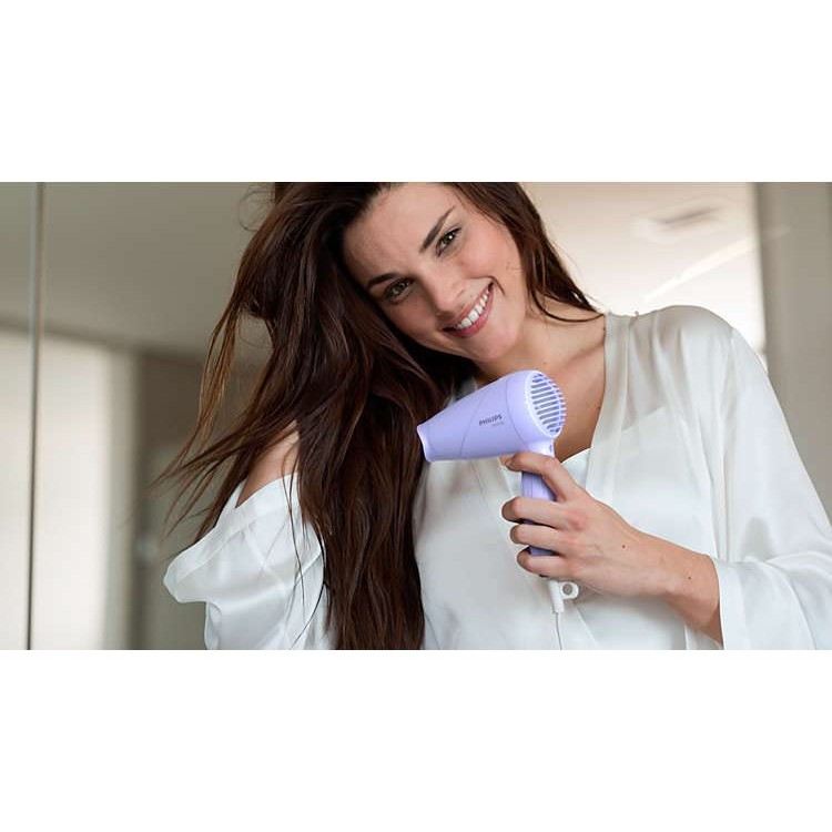 Philips HP8643/56 1000 Watts Hair Dryer and Straightener Combo, Miss Fresher's Styling Kit, Purple