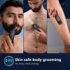 Philips India's No.1 Men's Trimmer | Self Sharpening Blades | Single Stroke Grooming I 9 In1 Face, Nose And Body I 3 Year Warranty | Powerful Motor | No Oil Needed I 60 Min Runtime I MG3710/65,Black