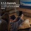 Philips Soundbar TAB8947 5.1 Ch (3.1.2) Dolby Atmos, Wireless Subwoofer UP-Firing Speakers,Virtual Surround (Black)