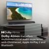 Philips Soundbar TAB8947 5.1 Ch (3.1.2) Dolby Atmos, Wireless Subwoofer UP-Firing Speakers,Virtual Surround (Black)