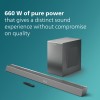 Philips Soundbar TAB8947 5.1 Ch (3.1.2) Dolby Atmos, Wireless Subwoofer UP-Firing Speakers,Virtual Surround (Black)