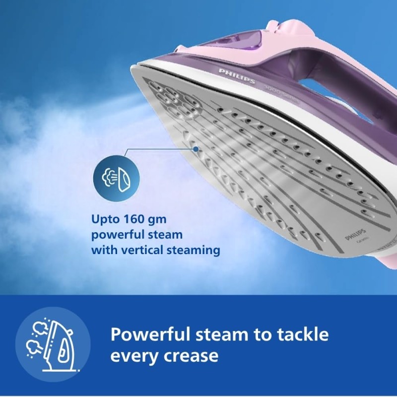 Philips Speed Pro DST3020/30 Steam iron, Purple