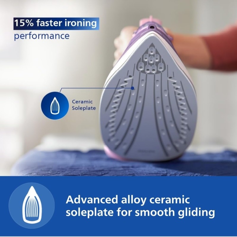 Philips Speed Pro DST3020/30 Steam iron, Purple