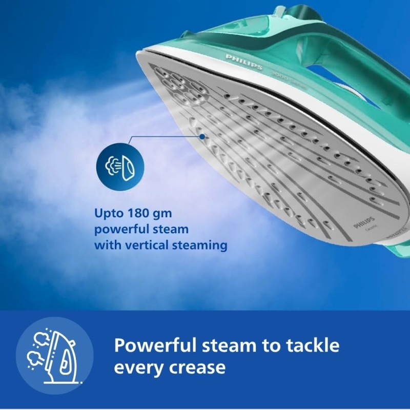 Philips Speed Pro DST3030/70 Steam iron, Green
