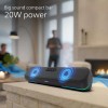 Philips TAB4120BK/94 Wireless Bluetooth Soundbar, 20W, 8H Playtime, Bluetooth 5.1, TWS Mode (Deep Black)