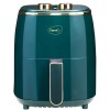 Pigeon Healthifry Manual Air Fryer, 360° High Speed Air Circulation Technology 1200 W With Non-Stick 4.2 liter Basket- Green