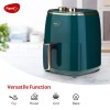 Pigeon Healthifry Manual Air Fryer, 360° High Speed Air Circulation Technology 1200 W With Non-Stick 4.2 liter Basket- Green