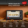 Pigeon Oven Toaster Grill (12381) 9 Liters OTG Without Rotisserie for Oven Toaster and Grill for Grilling and Baking Cakes (Grey)