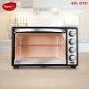 Pigeon Oven Toaster Grill 40 Liters OTG with Rotisserie, Oven Toaster and Grill for Grilling and Baking Cakes (Grey), Standard