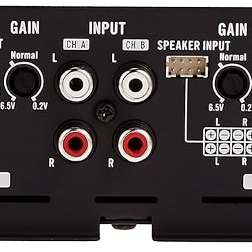Pioneer Car Amplifier GM-E7004,Number of channels 4/3/2 Max (4 ohms)125Wx4/500Wx2(BRIDGE),Rated Power(2 ohms <=1% THD+N)95Wx4, Rated Power(4 ohms <=1% THD+N)70Wx4,Rated Power(Bridged 4 ohms)190Wx2