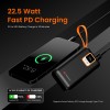 Portronics Ampbox 10K 10000 mAh Nano Power Bank with 22.5W Fast Charging (Black)