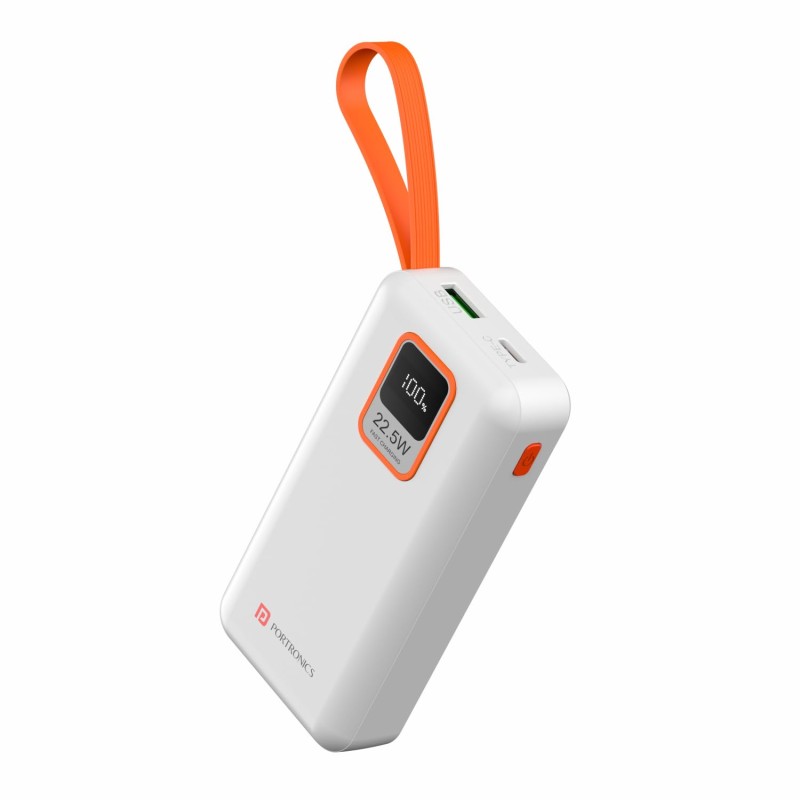 Portronics Ampbox 10K 10000 mAh Nano Power Bank with 22.5W Fast Charging (Black)