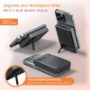 Portronics Chyro 10000mAh 15W Magnetic Wireless Fast Charging Powerbank with MagSafe Mobile Stand,(Black)
