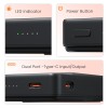 Portronics Chyro 10000mAh 15W Magnetic Wireless Fast Charging Powerbank with MagSafe Mobile Stand,(Black)