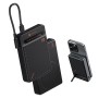 Portronics Chyro 10000mAh 15W Magnetic Wireless Fast Charging Powerbank with MagSafe Mobile Stand,(Black)