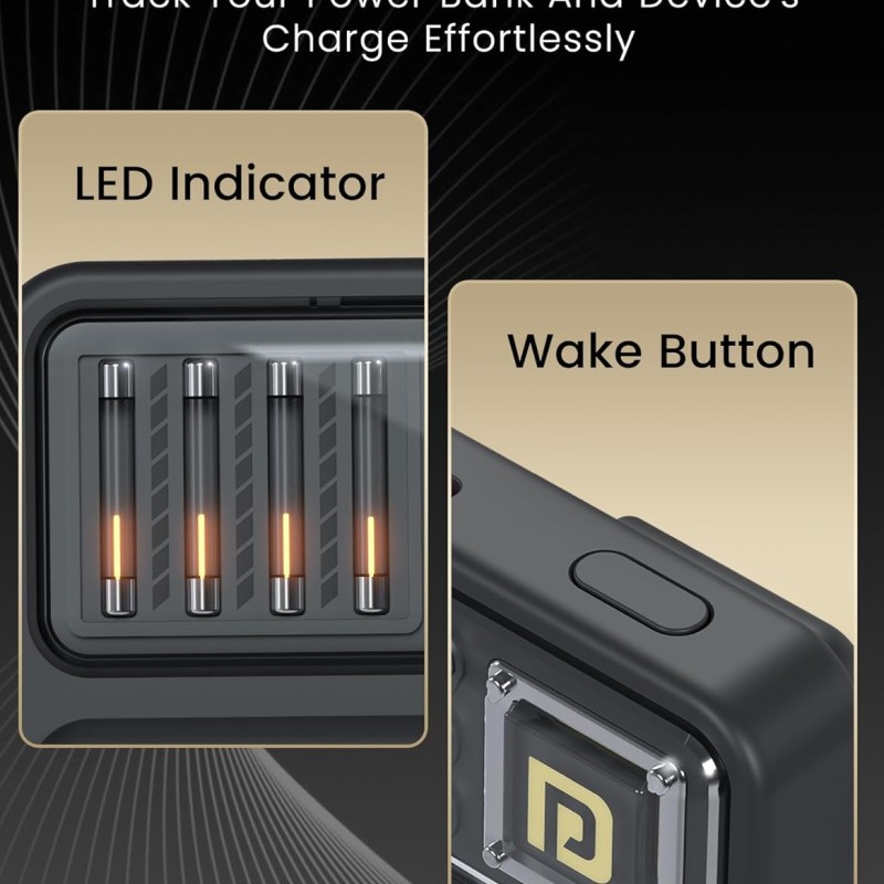 Portronics Luxcell Bind Mini 10k 10000mAh Nano Powerbank with 22.5W Fast Charging