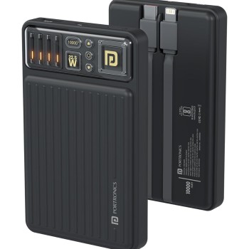 Portronics Luxcell Bind Mini 10k 10000mAh Nano Powerbank with 22.5W Fast Charging