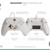 PowerA Enhanced Wired Gaming Controller for Xbox Series X/S, Xbox One, PC, Windows 10/11, White, Mist (Officially Licensed)