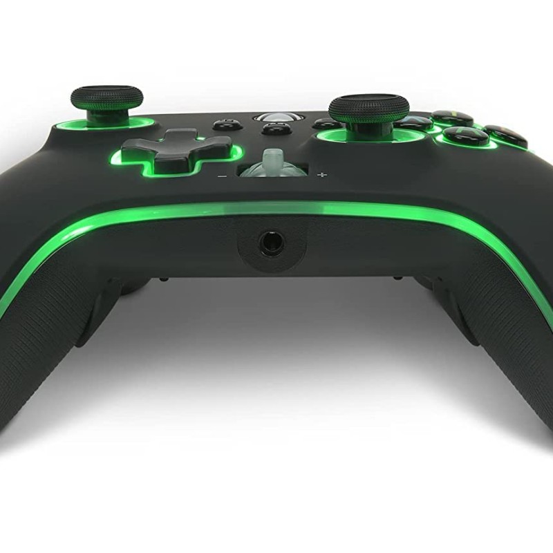 PowerA Spectra Infinity Enhanced Wired Gaming Controller for Xbox Series X/S, Xbox One, PC, Windows 10/11 with Vivid LED Lighting, Black (Officially Licensed)