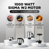 Preethi Boltz Mixer Grinder for Kitchen | 4 Jars 1000 Watts Mixie| 3 Stainless Steel Jar & 1 Blender Jar for Milkshake,Smoothie,Puree - Black (MG-288)