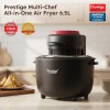 Prestige Multi-Chef All-in-One Air Fryer |80% less Oil Consumption|6.5L Capacity |1200 Watts Power|Airfry,Oven|Black