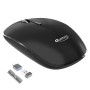 Quantum Wireless Mouse with Upto 12 Months Battery Life(Cell Included), Silent Ketboard (Black)