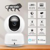 Qubo Smart 360° 2MP [1080p] Wi-Fi Security Camera | Indoor CCTV Cam for Home | AI Person Detection | Automatic Alarm | App Alerts | NightPulse Vision | SD & Cloud Storage | Made in India