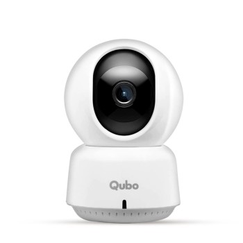 Qubo Smart 360° 2MP [1080p] Wi-Fi Security Camera | Indoor CCTV Cam for Home | AI Person Detection | Automatic Alarm | App Alerts | NightPulse Vision | SD & Cloud Storage | Made in India