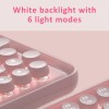RAPOO Ralemo Pre 5 Mechanical Keyboard with Multi-Mode Technology (Bluetooth), Backlight Enabled & Built in Battery. Compatible with Windows/Chromebook/PC/Laptop (Pink)