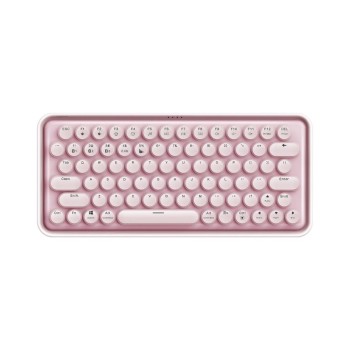 RAPOO Ralemo Pre 5 Mechanical Keyboard with Multi-Mode Technology (Bluetooth), Backlight Enabled & Built in Battery. Compatible with Windows/Chromebook/PC/Laptop (Pink)