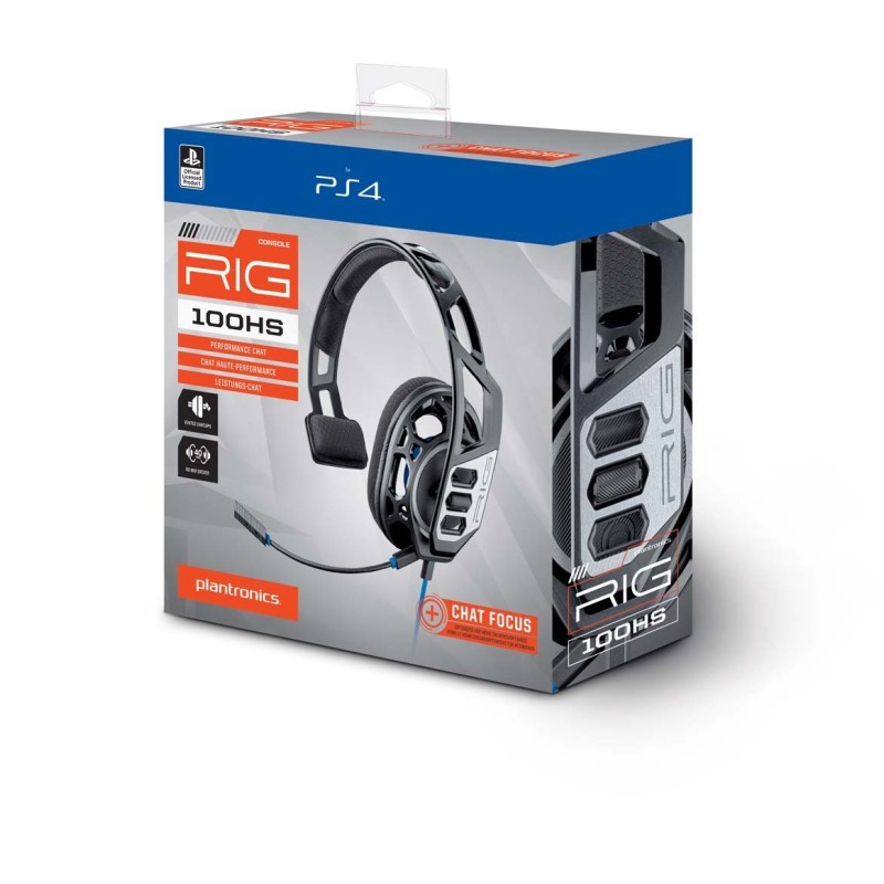 RIG 100HS gaming headset. Official Sony open ear chat headset for PS4™ (wired)