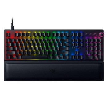 Razer BlackWidow V3 Pro Mechanical Wireless Gaming Keyboard: Green Mechanical Switches - Tactile & Clicky - Chroma RGB Lighting - Doubleshot ABS Keycaps - Transparent Switch Housing - Bluetooth/2.4GHz