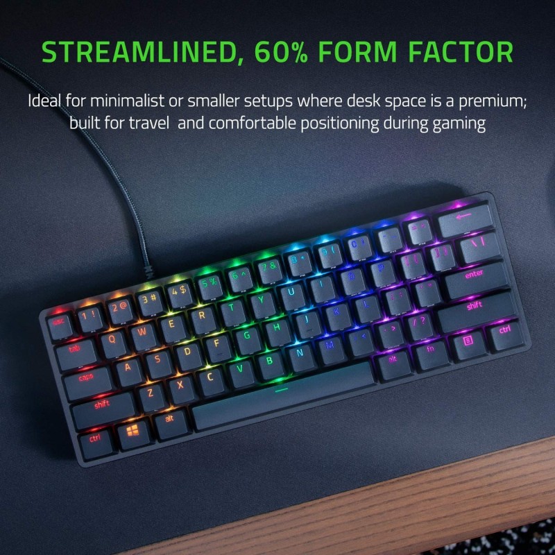 Razer Huntsman Mini - 60% Optical Gaming Keyboard (Linear Red Switch) - FRML Packaging