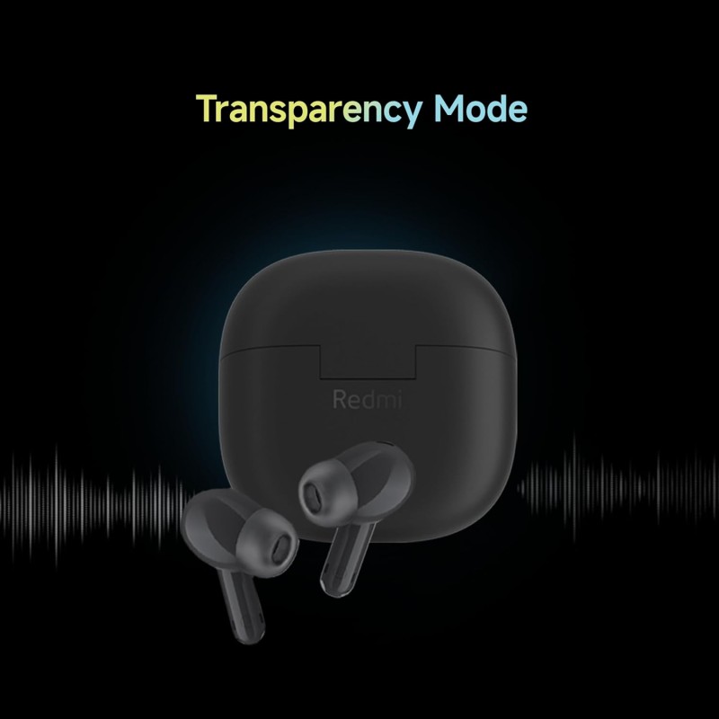 Redmi Buds 5C Bluetooth TWS in Ear Earbuds, Up to 40Db Hybrid Noise Cancellation, Quad Mic, Custom Eq, 10Mins Charge for 2Hours Life
