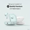 Redmi Buds 6, Dual Driver TWS in Ear Earbuds, 49dB Hybrid Active Noise Cancellation, Spatial Audio, Dual Device Connection, Quad Mic AI ENC, 42 Hrs Playtime, Custom EQ, Wireless Earbuds (White)