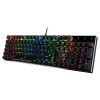 Redragon K556 RGB LED Backlit Wired Mechanical Gaming Keyboard, Aluminum Base, 104 Standard Keys