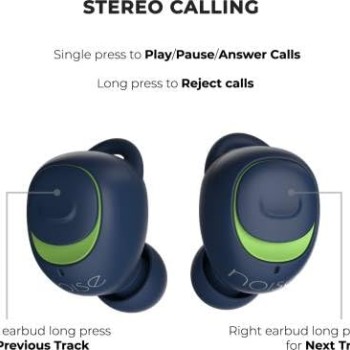 Noise Shots X5 Charge True Wireless Bluetooth Headset (Acid Blue)