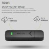 TizumZ-01-4G Fast LTE Wireless USB Single Band Dongle Stick Black
