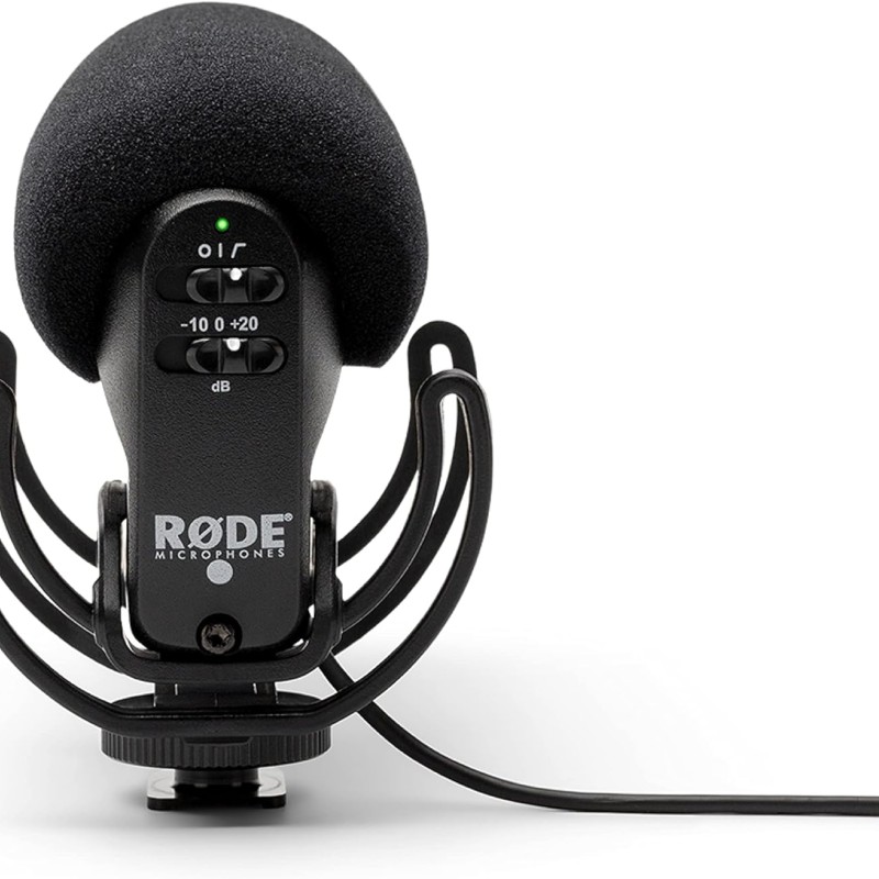 Rode VideoMic Pro R Camera-Mount Shotgun Microphone,Black