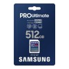SAMSUNG PRO Ultimate Full Size 512GB SDXC Memory Card, Up to 200 MB/s, 4K UHD, UHS-I, C10, U3, V30, A2 MB-SY512S/WW