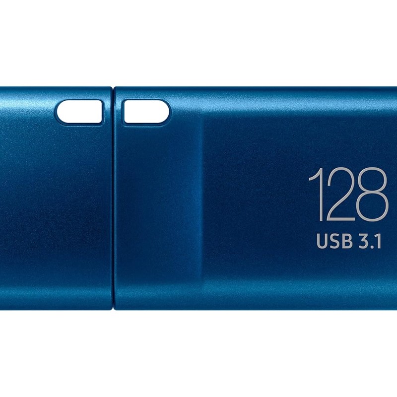 SAMSUNG Type-C™ USB Flash Drive, 128GB, Transfers 4GB Files in 11 Secs w/Up to 400MB/s 3.13 Read Speed 2022,Blue