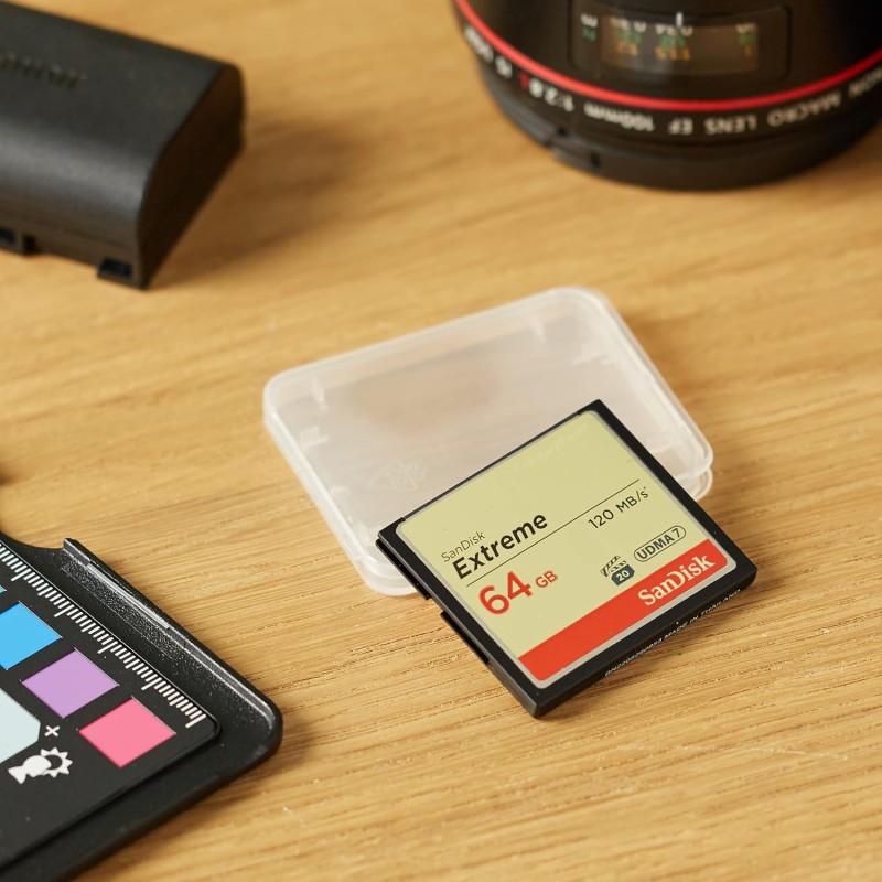 SANDISK 64GB Extreme CompactFlash Memory Card UDMA 7 Speed Up To 120MB/s - SDCFXSB-064G-G46