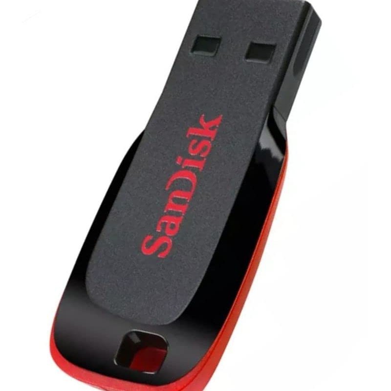 SANDISK Cruzer Blade 128GB, USB 2.0, Flash Drive, Pendrive, Red (SDCZ50-128G-I35)