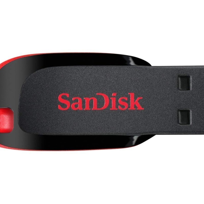 SANDISK Cruzer Blade 64GB, USB 2.0, Flash drive, Pendrive, Red (SDCZ50-064G-I35)