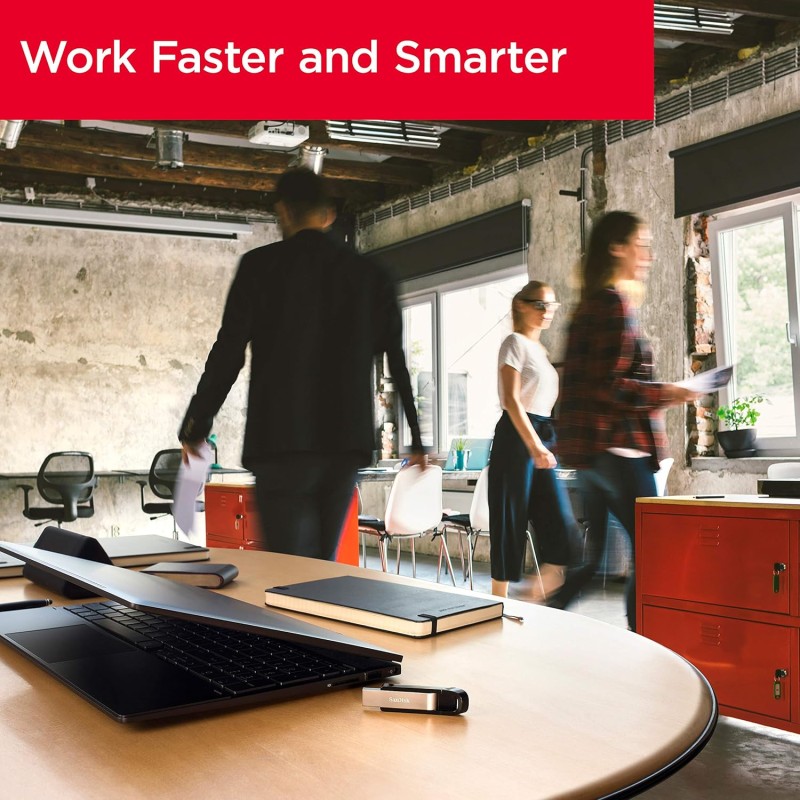 SANDISK Extreme 64GB, USB 3.2, Flash Drive, Upto 400MB/s Read & 240MB/s Write (SDCZ810-064G-G46)