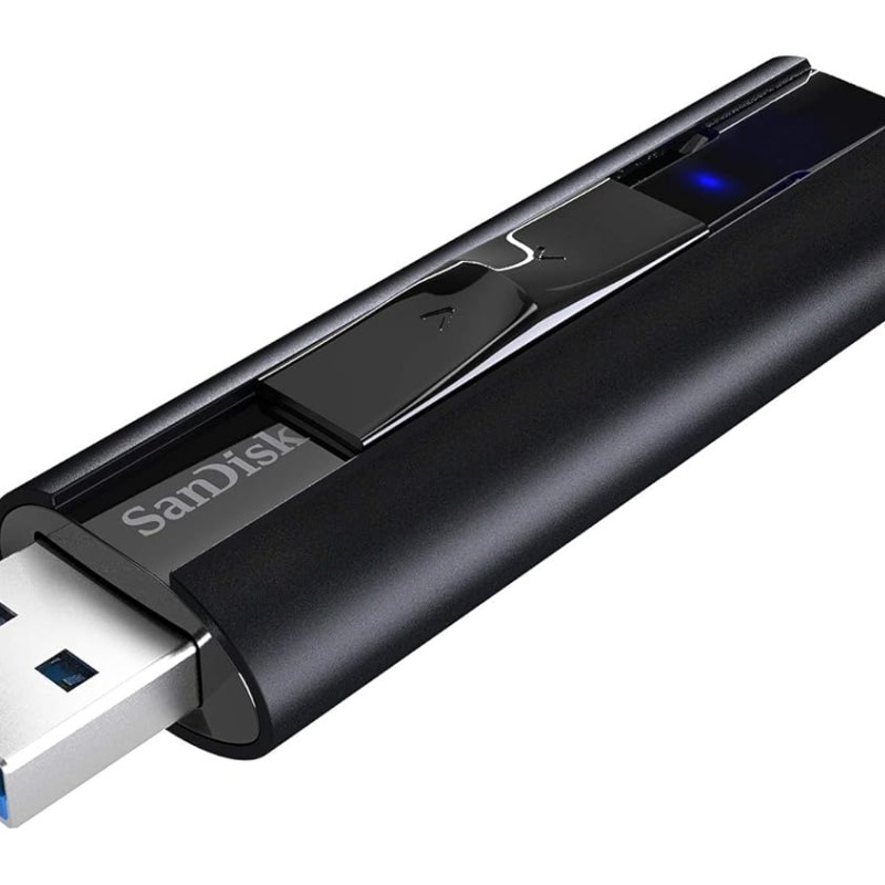 SANDISK Extreme Pro 128GB, USB 3.2, Solid State Flash Drive, Upto 420MB/s Read & 380MB/s Write (SDCZ880-128G-G46)