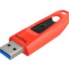 SANDISK Ultra 32GB, USB 3.0, Flash Drive, Upto 130MB/s R, Pendrive, Red (SDCZ48-032G-U46R)