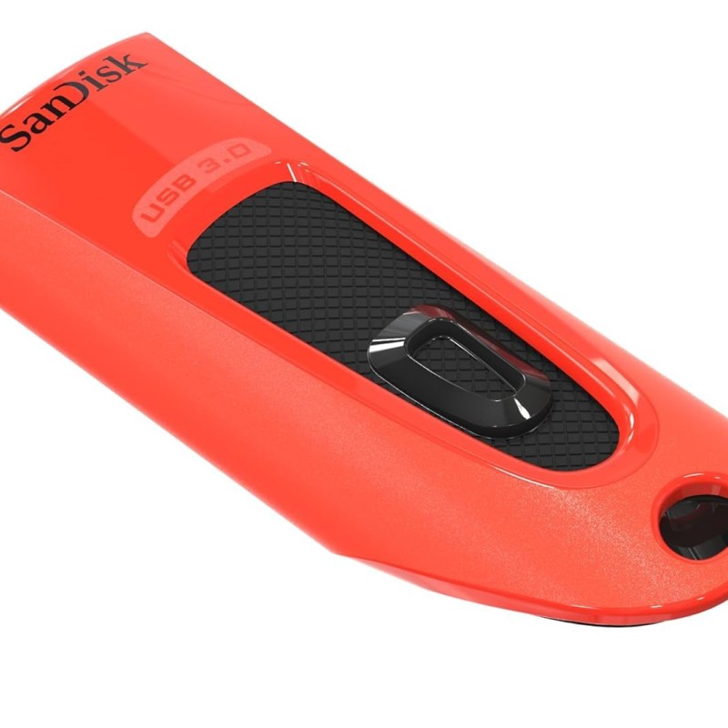 SANDISK Ultra 32GB, USB 3.0, Flash Drive, Upto 130MB/s R, Pendrive, Red (SDCZ48-032G-U46R)